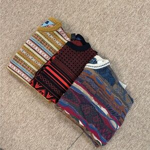 Men's Multicolor Patterned Sweaters